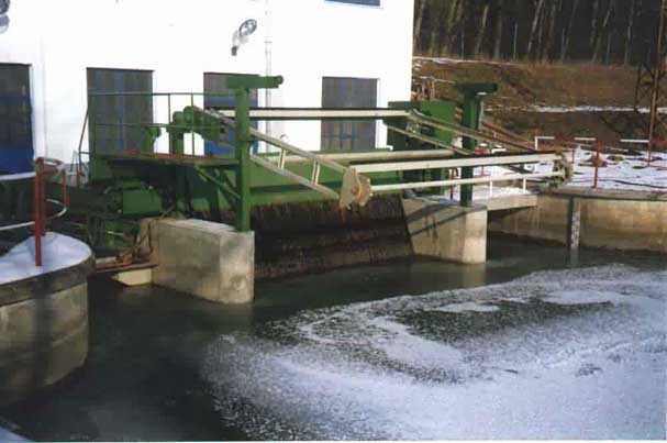 Pumping station, one process machines, technology, machines delivery, assembly technology. In the winter.