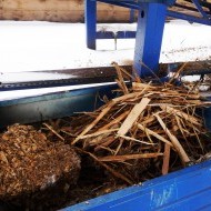 Vyradená nevhodná biomasa v elektrárni