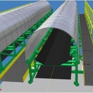 Elektronický model dopravníkového mostu