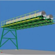 Elektronický model dopravníkového mostu